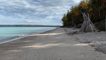 Sun loungers, beach towels