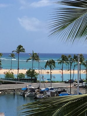 Sun-loungers, beach towels