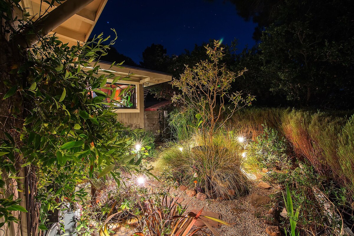 Photo 14 of Super Fun and Fabulous Home: Outdoor Fireplace, Jacuzzi, Ocean Views, Beach