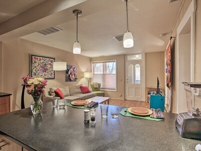 Purple Juniper: Heart of Downtown, Sunny Front Deck