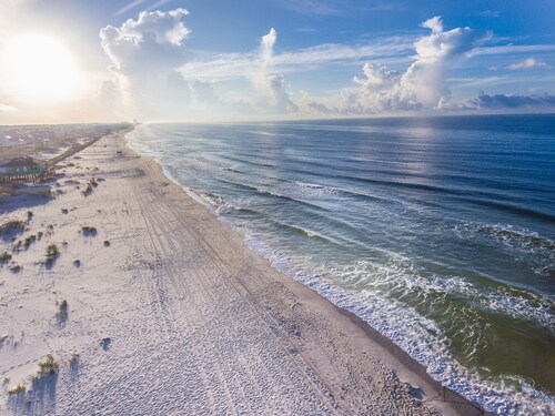 Directly On Fort Morgan Beach! 4 BR 2 Bath Home