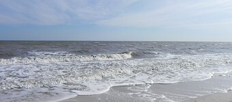 Serenity ETW am Strand in Cape San Blas