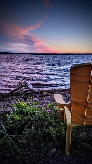 Sun loungers, beach towels - Secluded Cape Breton Ocean Front Vacation Home (Cleveland)