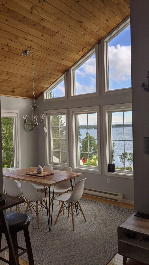 Dining - Secluded Cape Breton Ocean Front Vacation Home (Cleveland)
