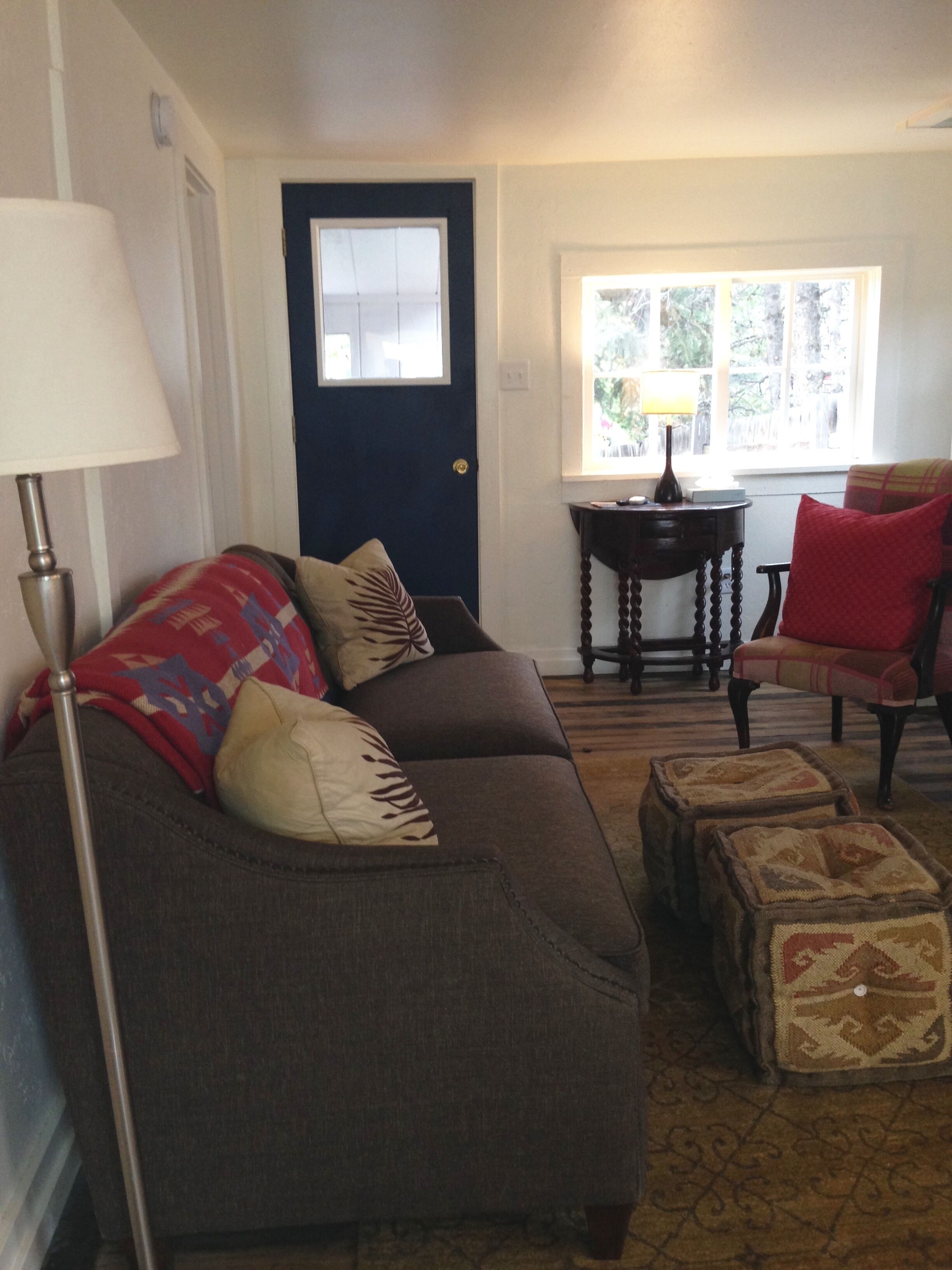 Location, hot tub and off street parking!