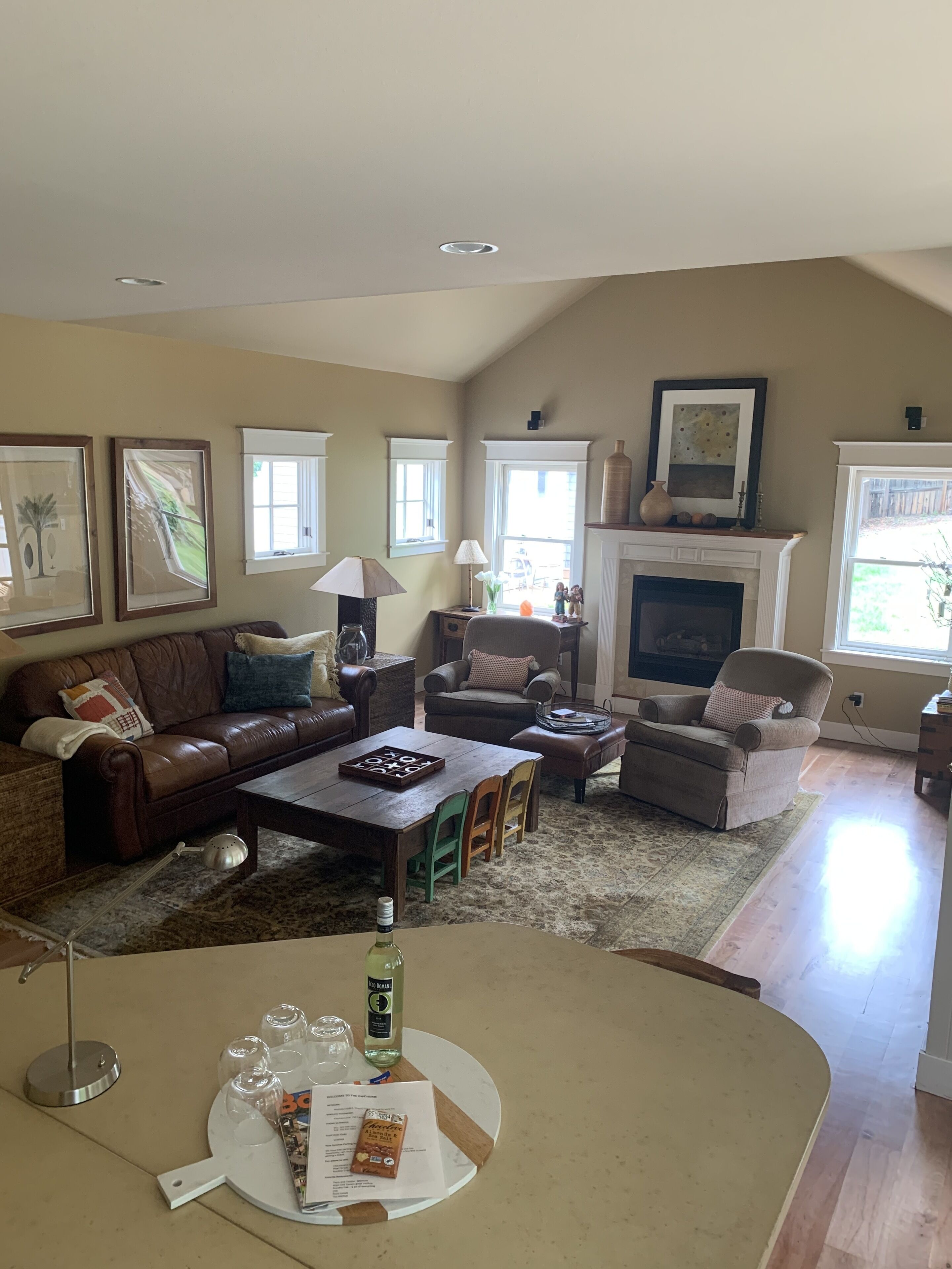 Stunning views, steps away from hiking, a warm, cozy welcoming home! 