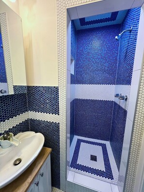 Combined shower/bathtub, hair dryer, towels, soap - Central eclectic, Barton Springs, great music, food, Dogs ok! (Austin)