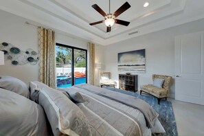 4 bedrooms, iron/ironing board, travel crib, WiFi
