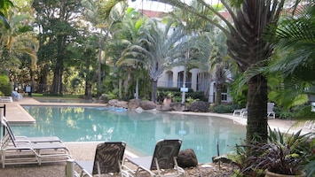 Lagoon pool and surrounding deck