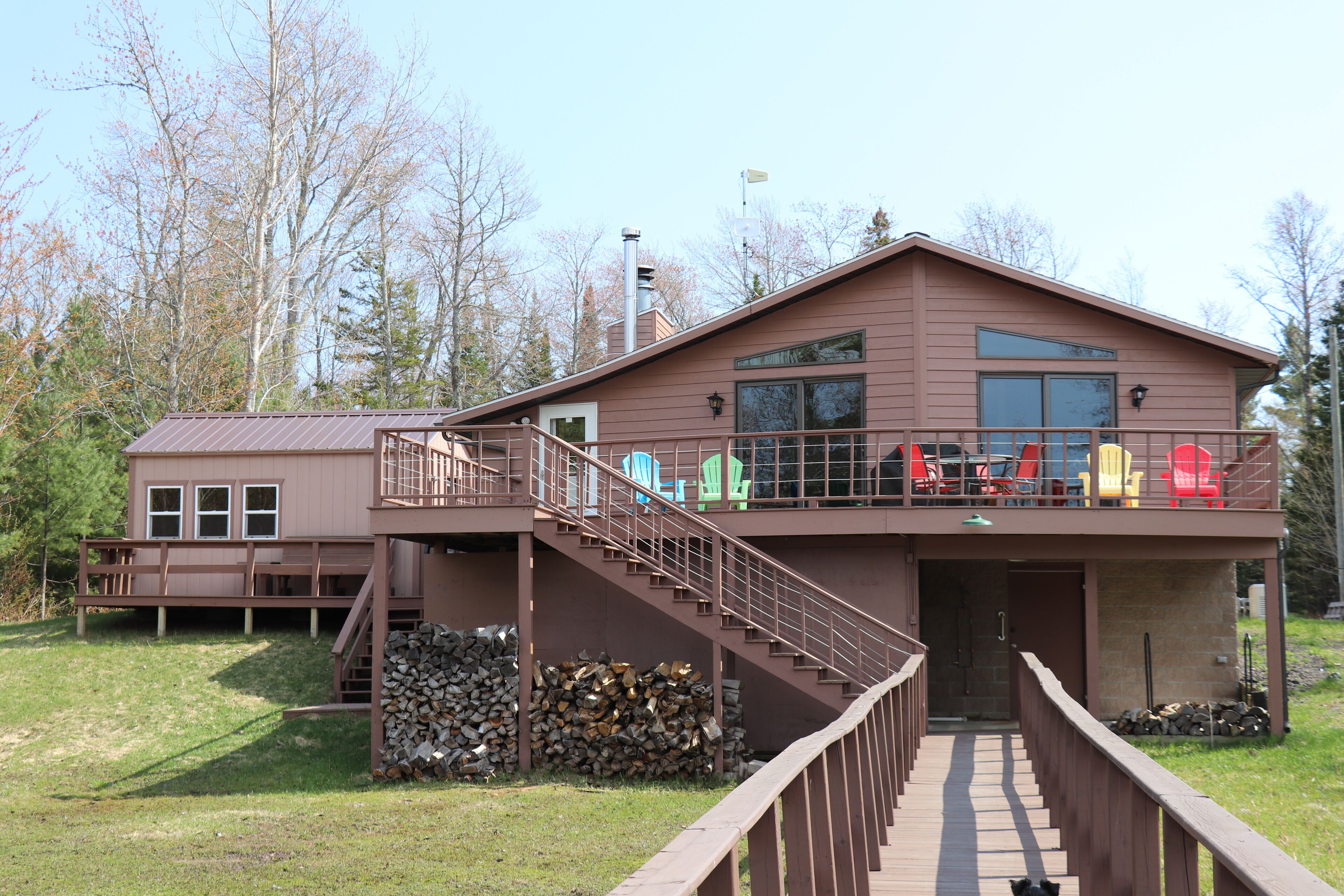 3 bedroom home with bunk house and sauna