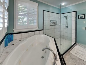 Hair dryer, towels