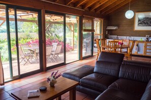 TV, DVD player, table football, ping pong