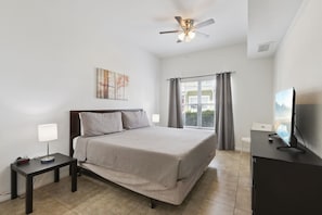 4 bedrooms, iron/ironing board, travel cot, WiFi
