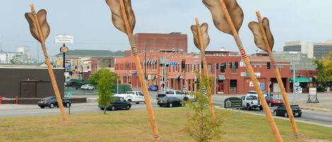 Onsite parking, car charging station