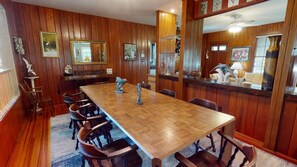 Dining - Spacious cottage feat. multiple indoor + outdoor living spaces. (Tybee Island)