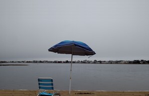 Beach nearby, sun-loungers