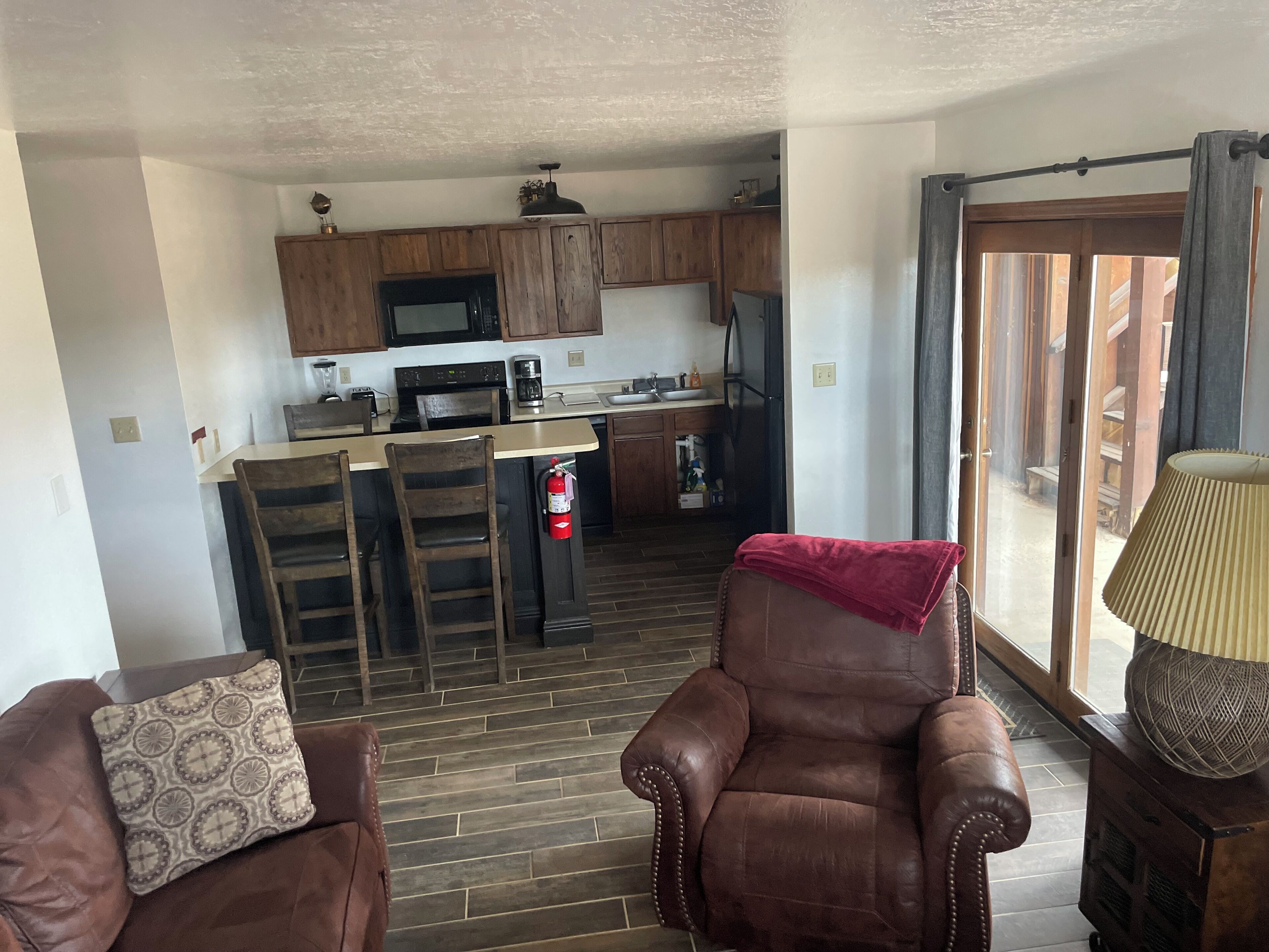 Smart-tv en een open haard