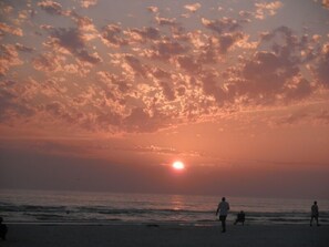 På stranden, liggestole