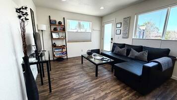 Smart TV, Netflix, computer, books