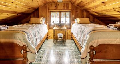 Up North Style Log Cottage con Private Lake Leelanau Waterfront-Libro para el verano 2019