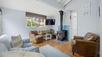 TV, fireplace, DVD player