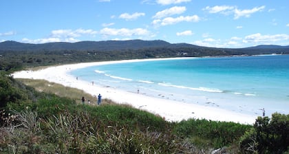 The Tin Shed Binalong Bay, Bay of Fires, Tasmania.