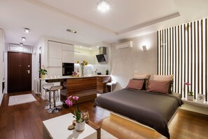 1 sovrum, strykjärn/strykbräda, gratis wi-fi och sängkläder