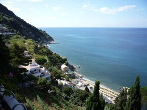 Sillas reclinables de playa, toallas de playa