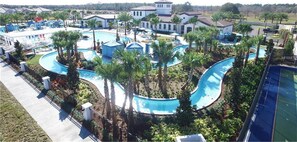 Outdoor pool, a heated pool -  Great value 8br/6ba pool villa and lake view from 250/nt , Close to Disney (kissimmee)