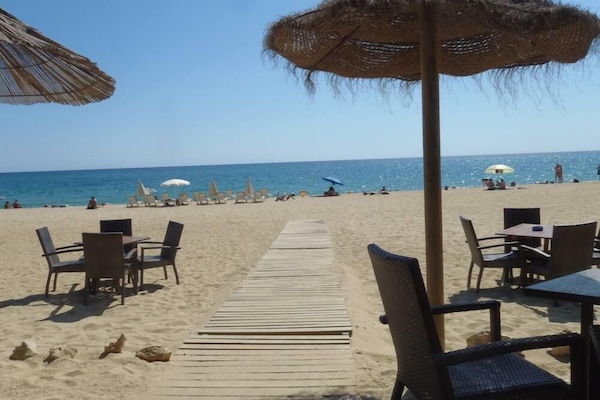 Blick auf den Strand