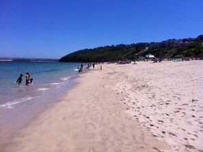 Beach nearby, sun-loungers