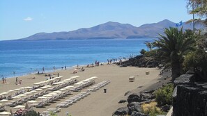 Nära stranden och strandhanddukar