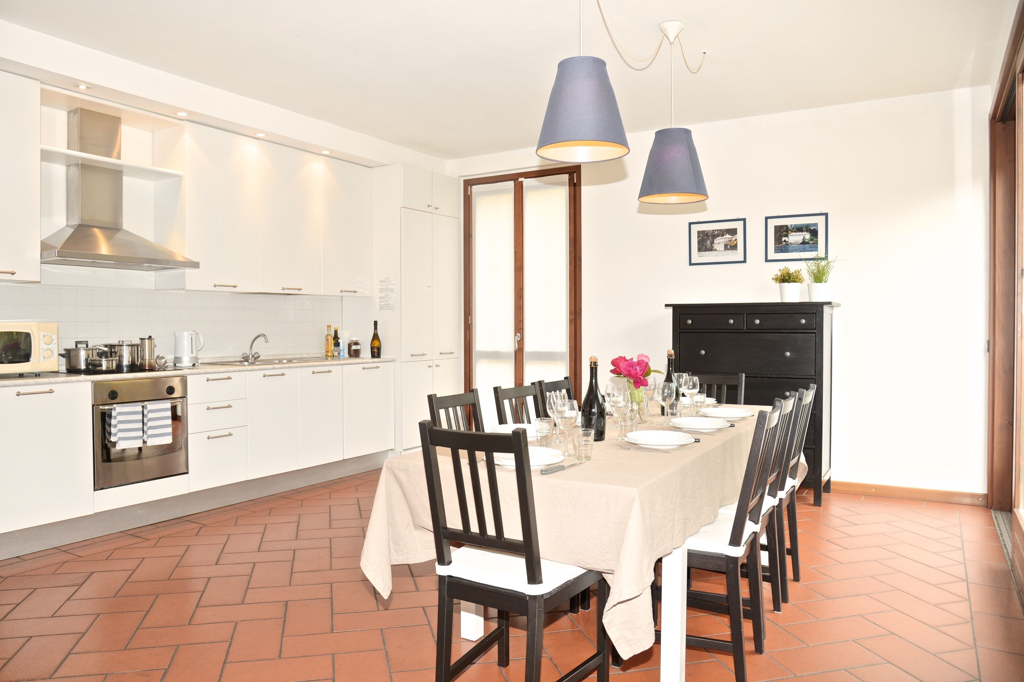 Ground floor apartment with private fenced garden