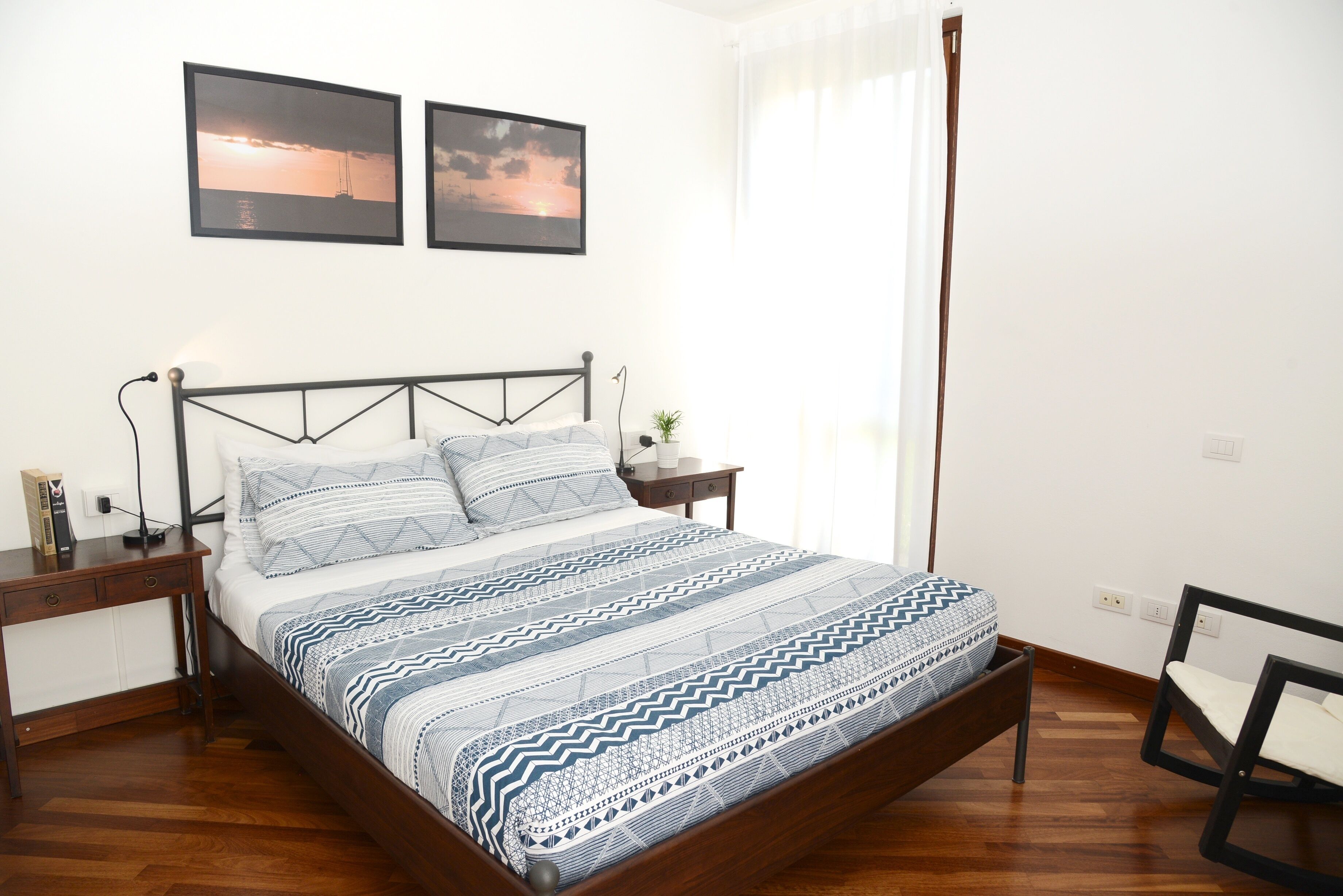 Ground floor apartment with private fenced garden