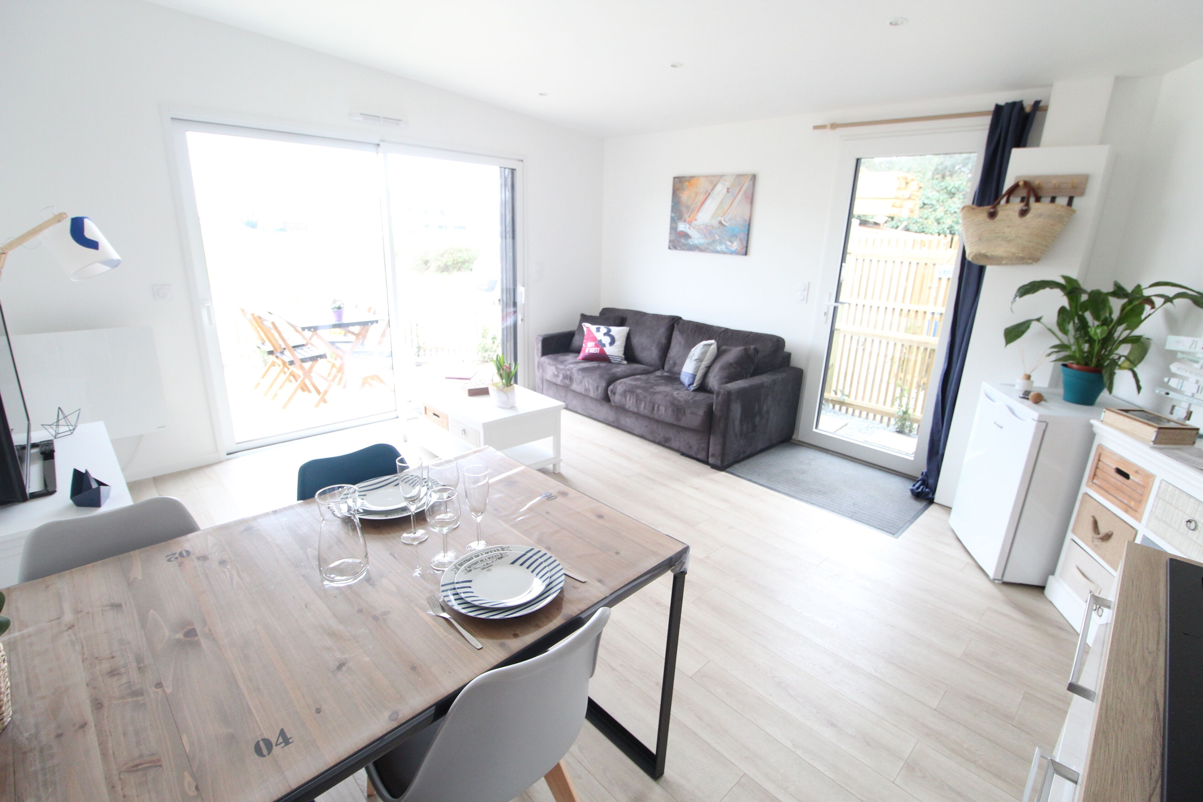 Maison Guérande Center, 1 bed, Terrace, Parking,