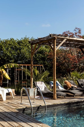 Una piscina riscaldata