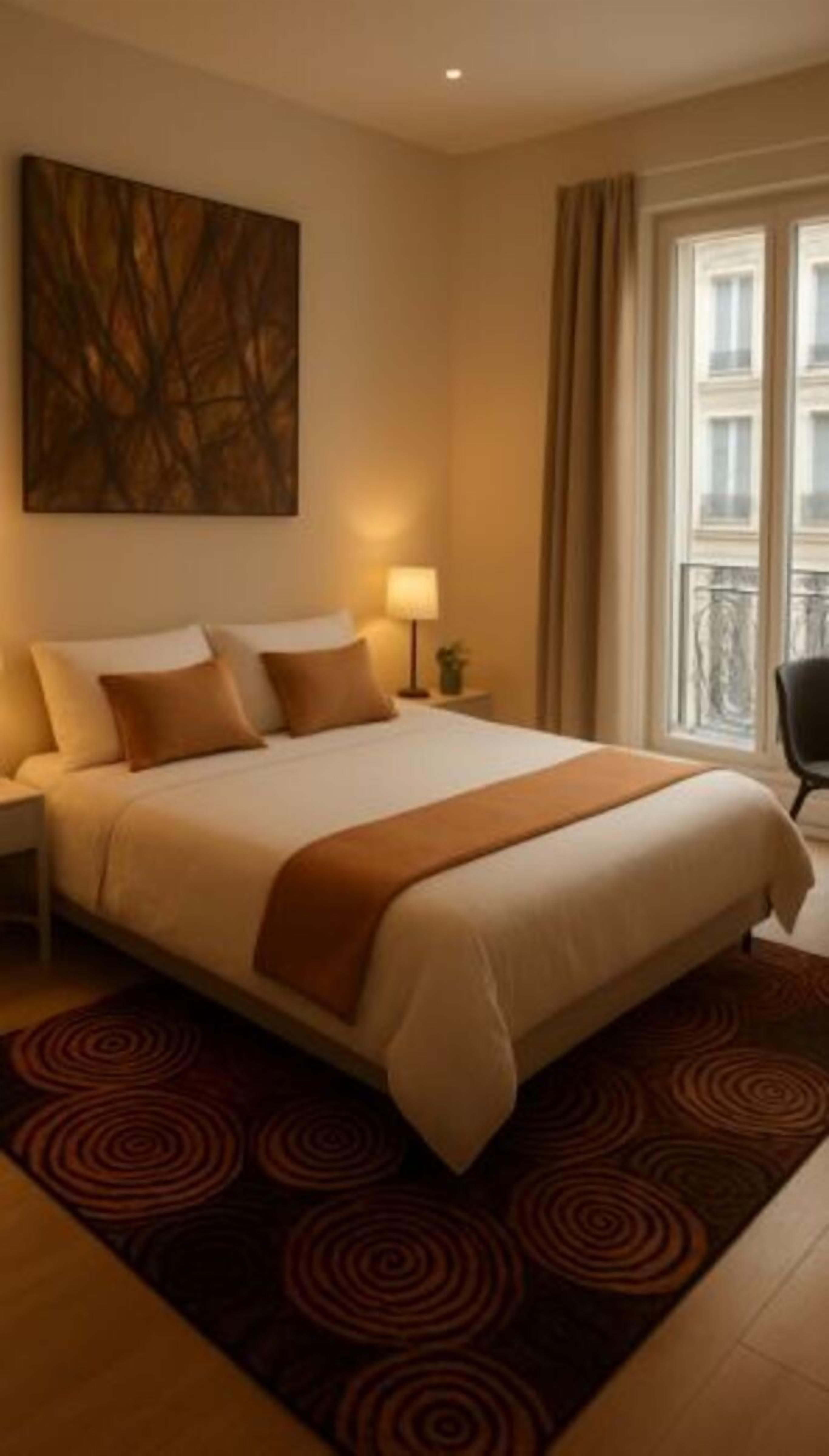 3 slaapkamers, een bureau, een strijkplank/strijkijzer, reisbedje