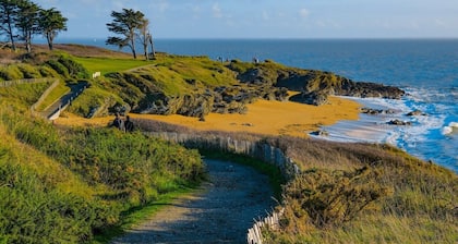 maison familiale 10/12 personnes piscine chauffée,5 chambres, animaux acceptés.