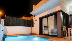 Pool - Private pool villa, free wifi, hot tub, roof terrace (Roda)