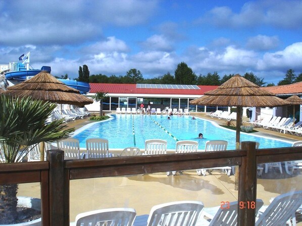Indoor pool, outdoor pool