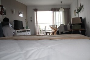 1 makuuhuone, silitysrauta/-lauta, ilmainen Wi-Fi, vuodevaatteet