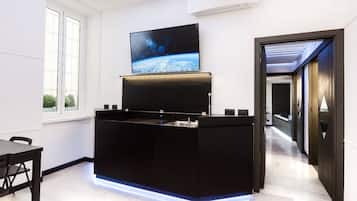 2 Schlafzimmer, Betten mit Memory-Foam-Matratzen, Schreibtisch