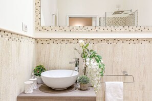 Shower, hair dryer