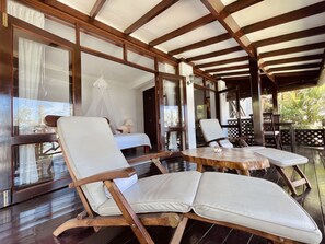 Terrace/patio - Chalets Bougainville
Standard Studio with Sea View (Bougainville)