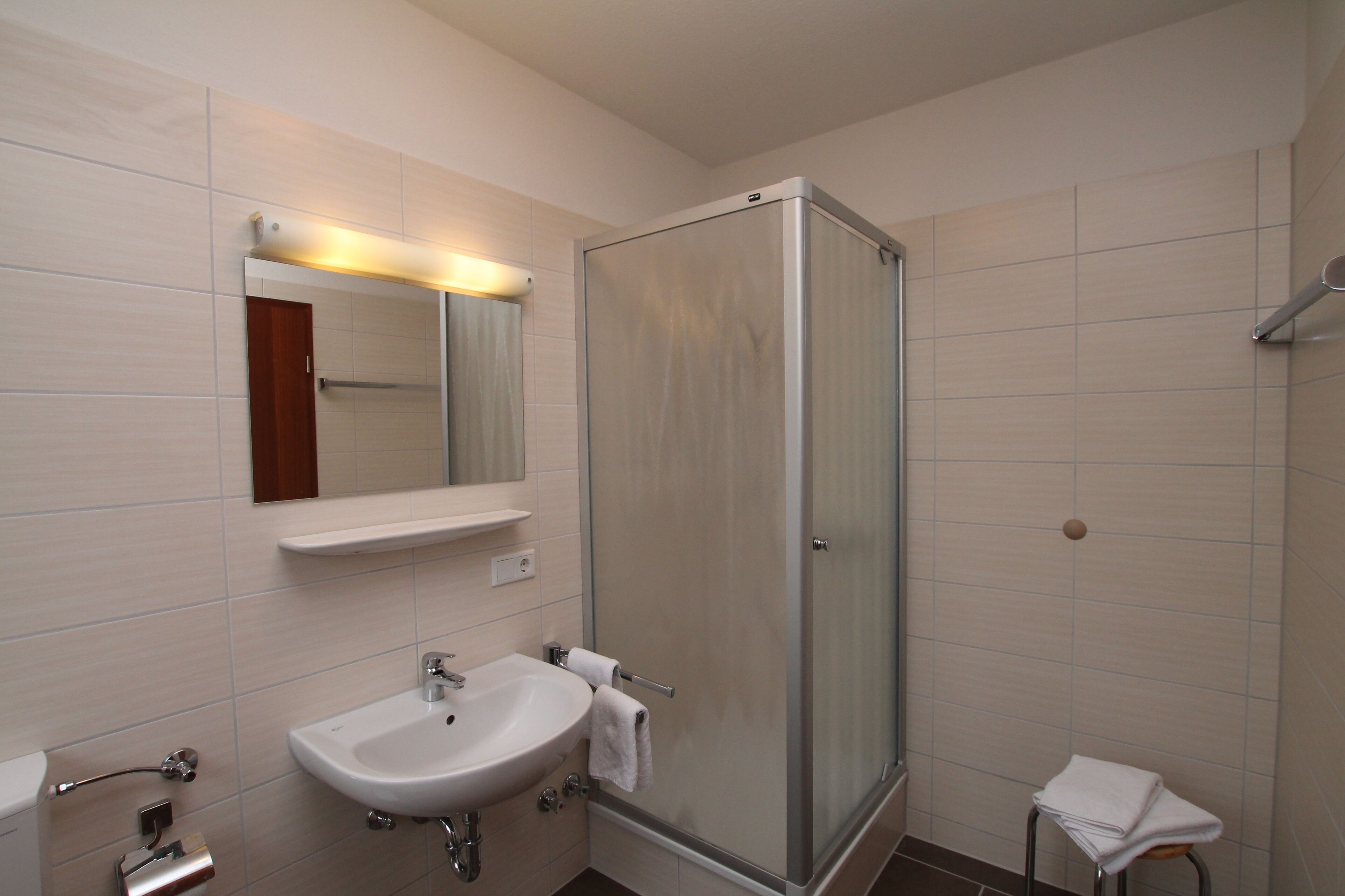 Dusche, Handtücher