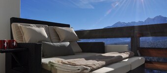 3.フリムスの日当たりの良い斜面にある5部屋のアパート