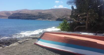 Casa de vacaciones en zona tranquila con vistas al Parque Nacional de Timanfaya