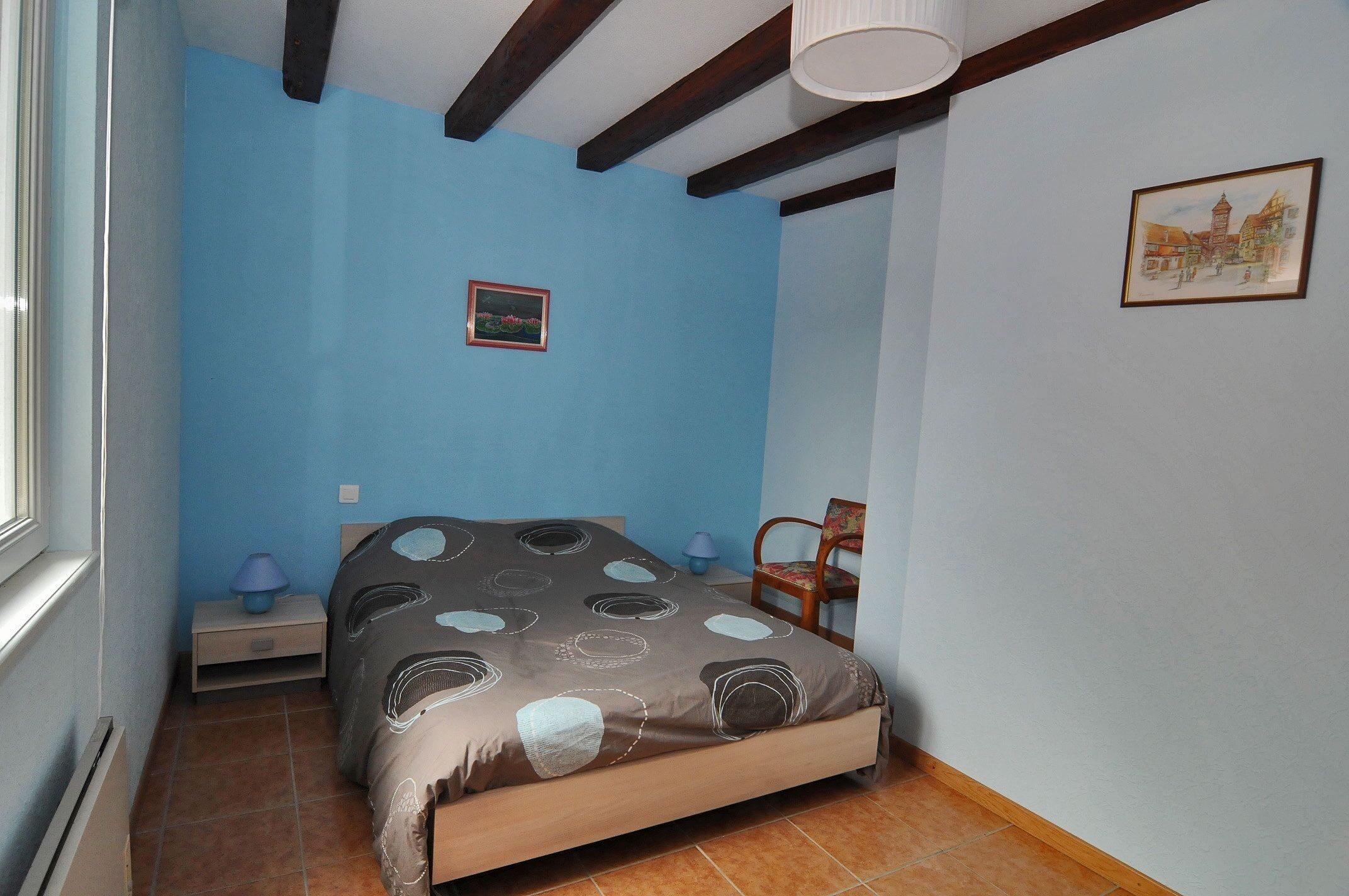 Chambre lit 160/200 rez de chaussez