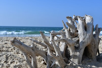 Casa cerca de la playa en residencia con piscina