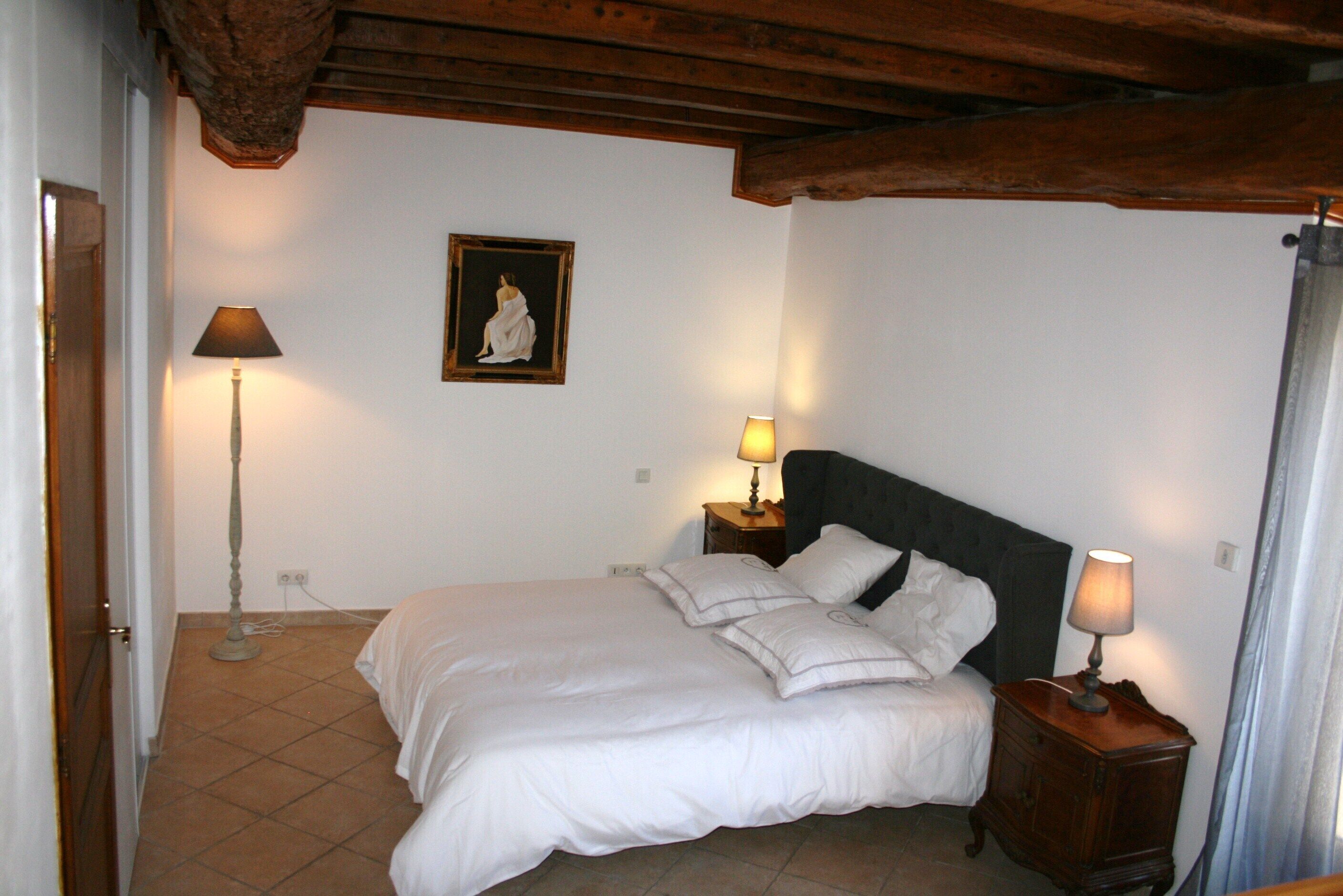 Stone HOUSE, outbuildings of the Château de MALVES, near Cité de CARCASSONNE.